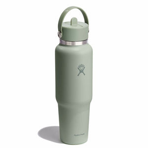 40 oz Wide Mouth Travel Bottle with Flex Straw Cap