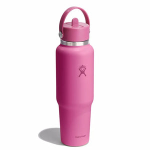 40 oz Wide Mouth Travel Bottle with Flex Straw Cap