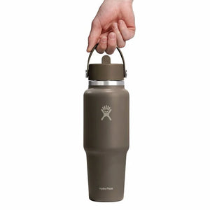 32 oz Wide Mouth Travel Bottle with Flex Straw Cap