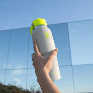 32 oz Wide Mouth Travel Bottle with Flex Straw Cap