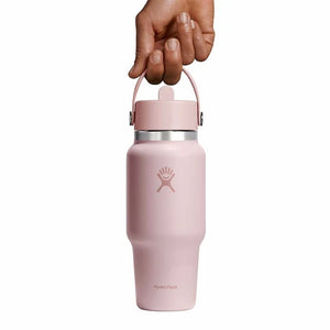 24 oz Wide Mouth Travel Bottle with Flex Straw Cap