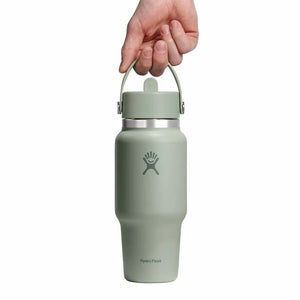 24 oz Wide Mouth Travel Bottle with Flex Straw Cap