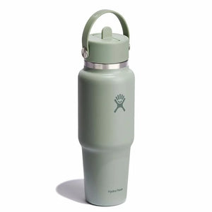 32 oz Wide Mouth Travel Bottle with Flex Straw Cap