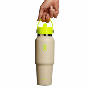32 oz Wide Mouth Travel Bottle with Flex Straw Cap