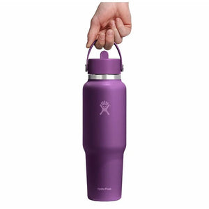 40 oz Wide Mouth Travel Bottle with Flex Straw Cap