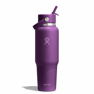 40 oz Wide Mouth Travel Bottle with Flex Straw Cap