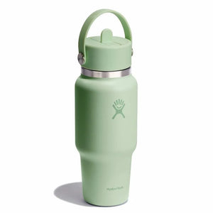 24 oz Wide Mouth Travel Bottle with Flex Straw Cap