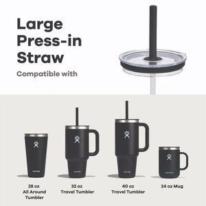 Large Press-In Straw Lid
