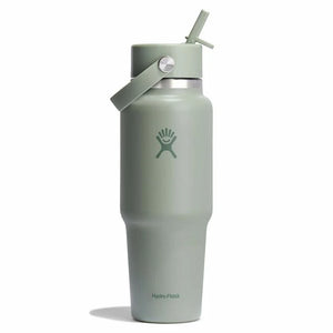 32 oz Wide Mouth Travel Bottle with Flex Straw Cap