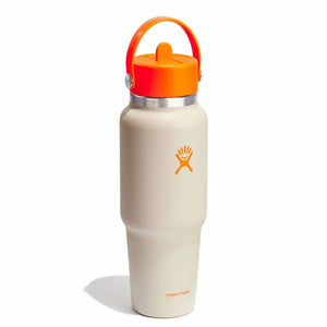 32 oz Wide Mouth Travel Bottle with Flex Straw Cap