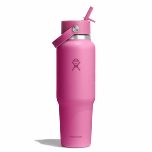 40 oz Wide Mouth Travel Bottle with Flex Straw Cap