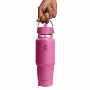 32 oz Wide Mouth Travel Bottle with Flex Straw Cap