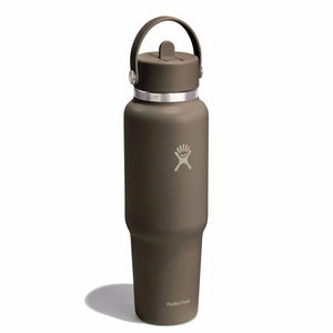 40 oz Wide Mouth Travel Bottle with Flex Straw Cap