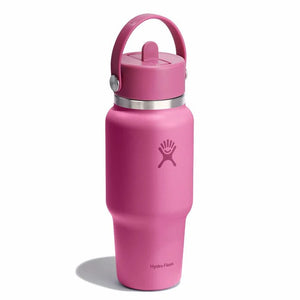 24 oz Wide Mouth Travel Bottle with Flex Straw Cap