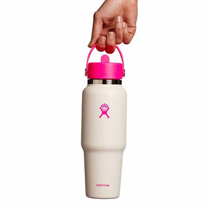 32 oz Wide Mouth Travel Bottle with Flex Straw Cap