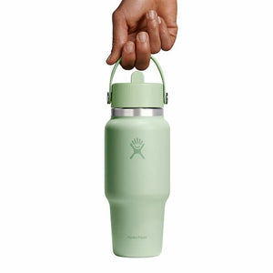 24 oz Wide Mouth Travel Bottle with Flex Straw Cap