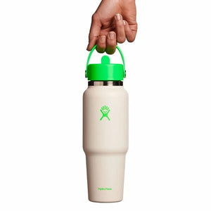 32 oz Wide Mouth Travel Bottle with Flex Straw Cap