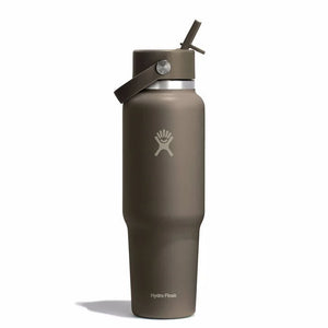 40 oz Wide Mouth Travel Bottle with Flex Straw Cap