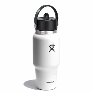 24 oz Wide Mouth Travel Bottle with Flex Straw Cap
